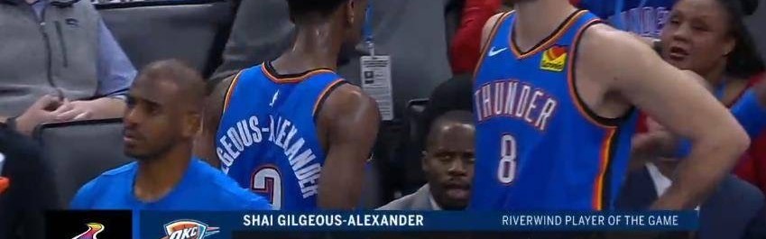  雷霆亚历山大全能数据率队取胜